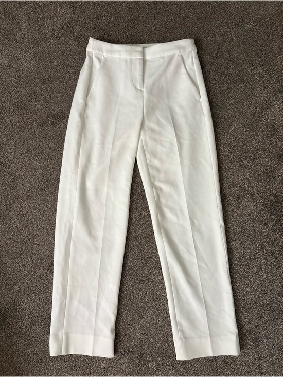 J. Crew Pants - J. Crew White Straight-Leg Trousers